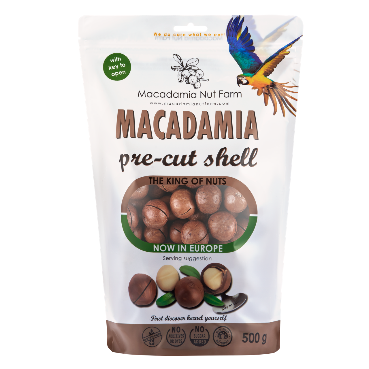 Macadamianüsse mit Schale