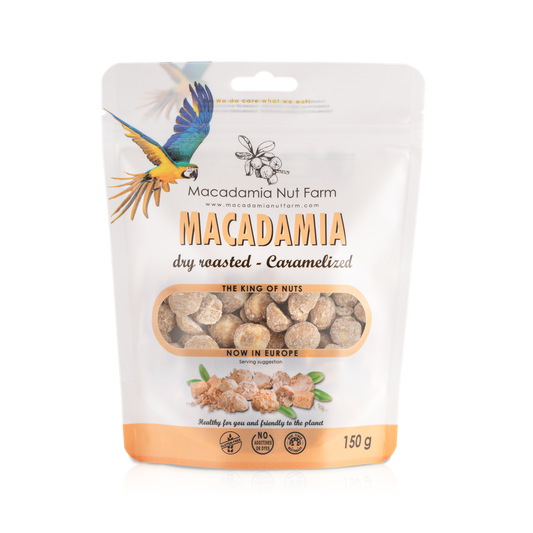 Karamellisierte Macadamia-Nüsse