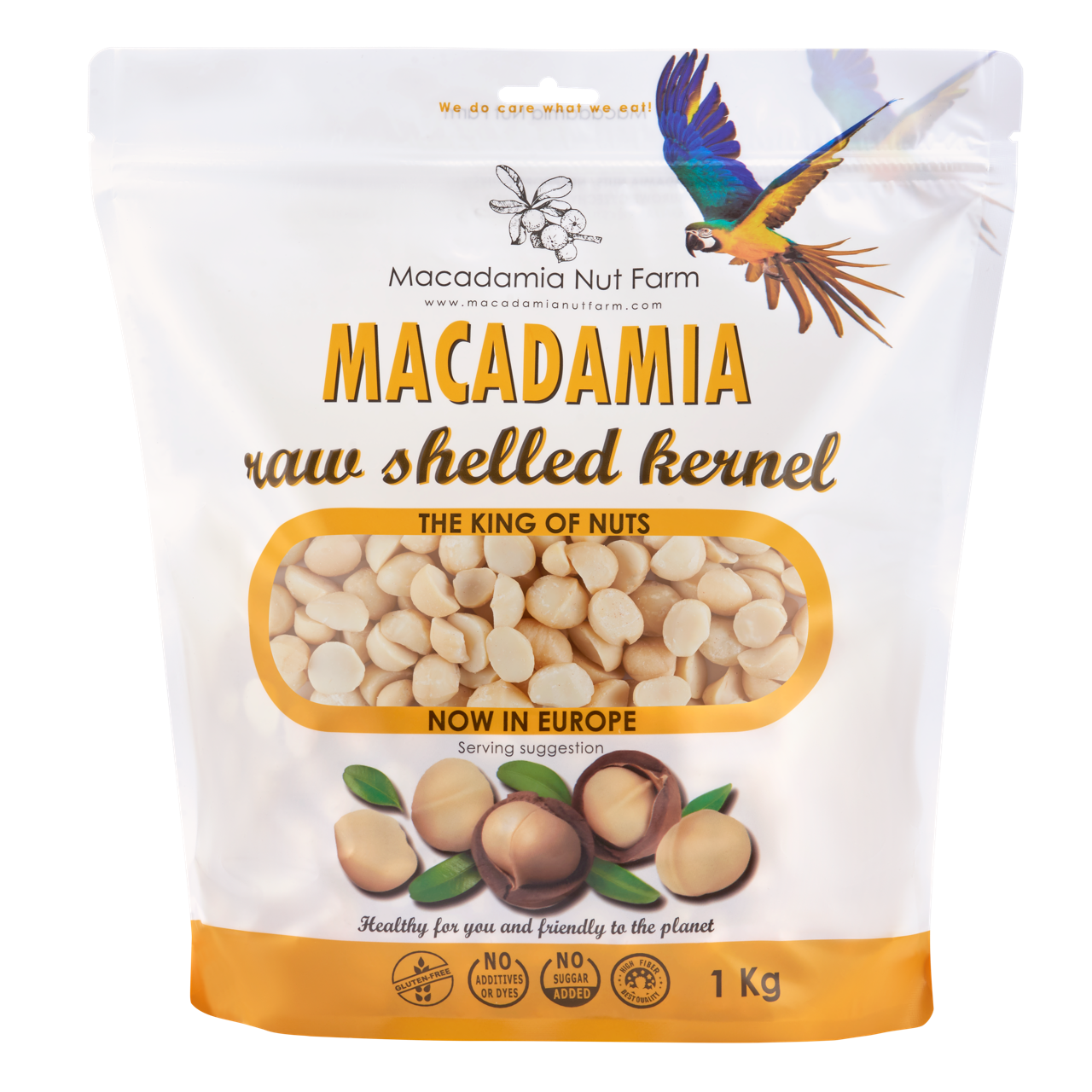 Geschälte Macadamianüsse