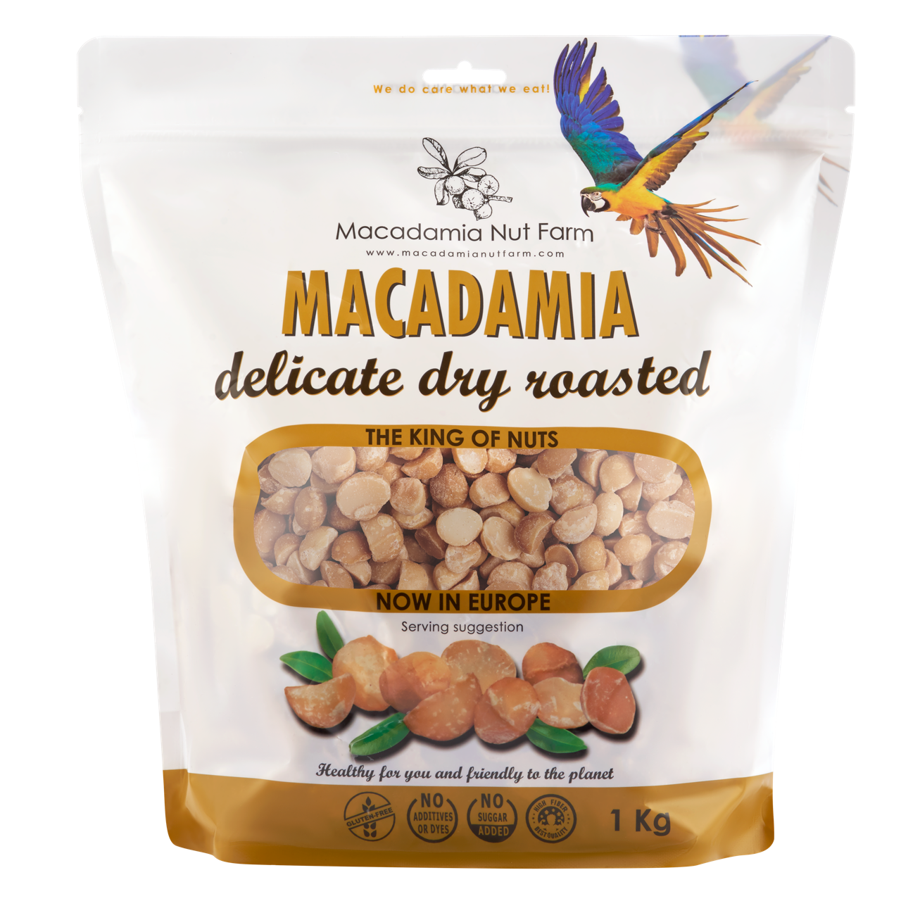 Geröstete Macadamianüsse