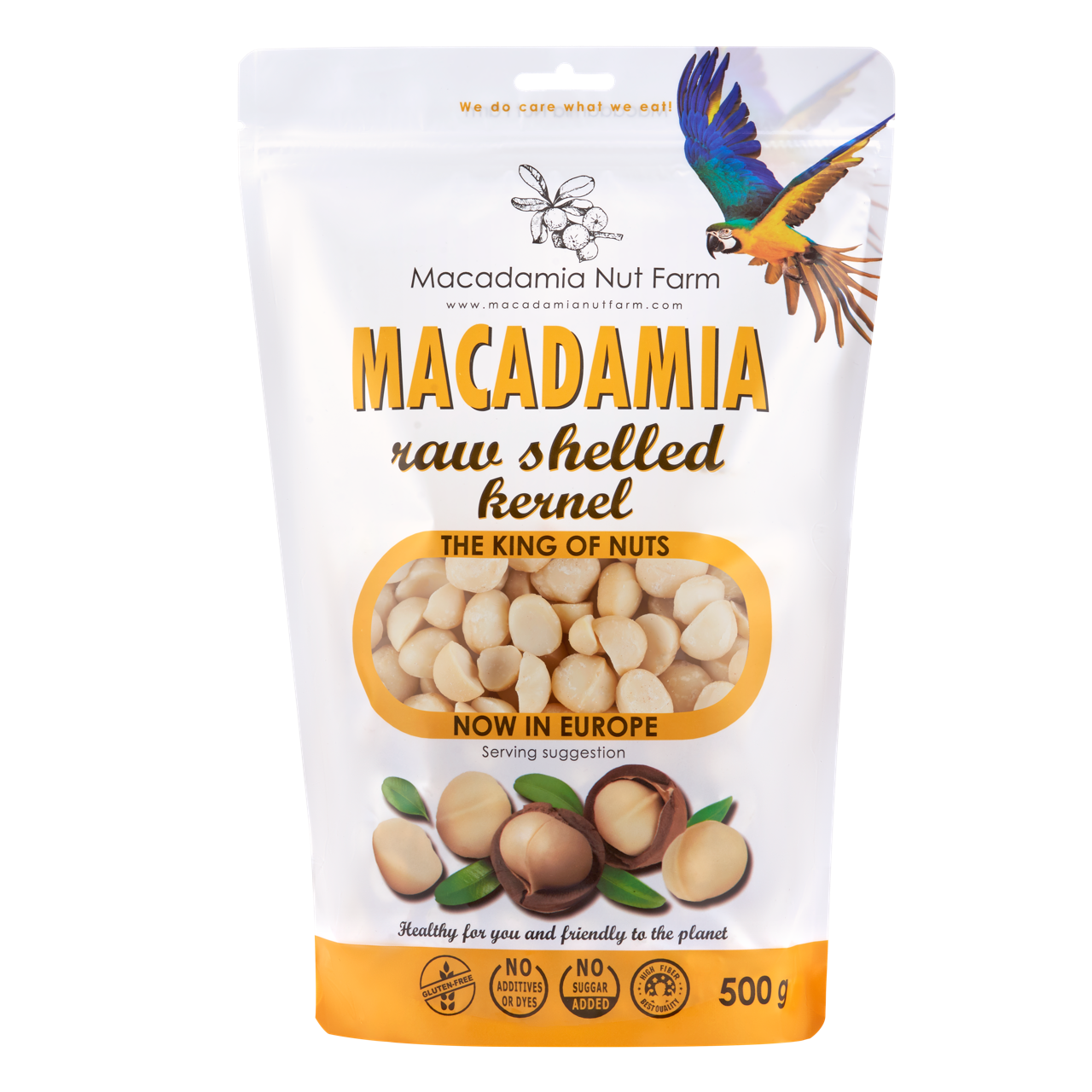 Geschälte Macadamianüsse