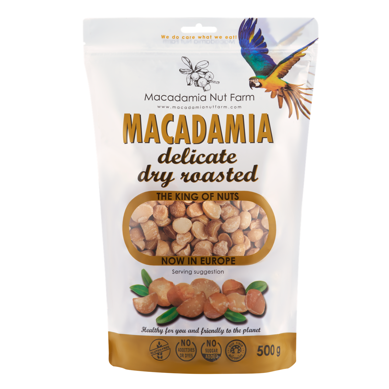 Geröstete Macadamianüsse