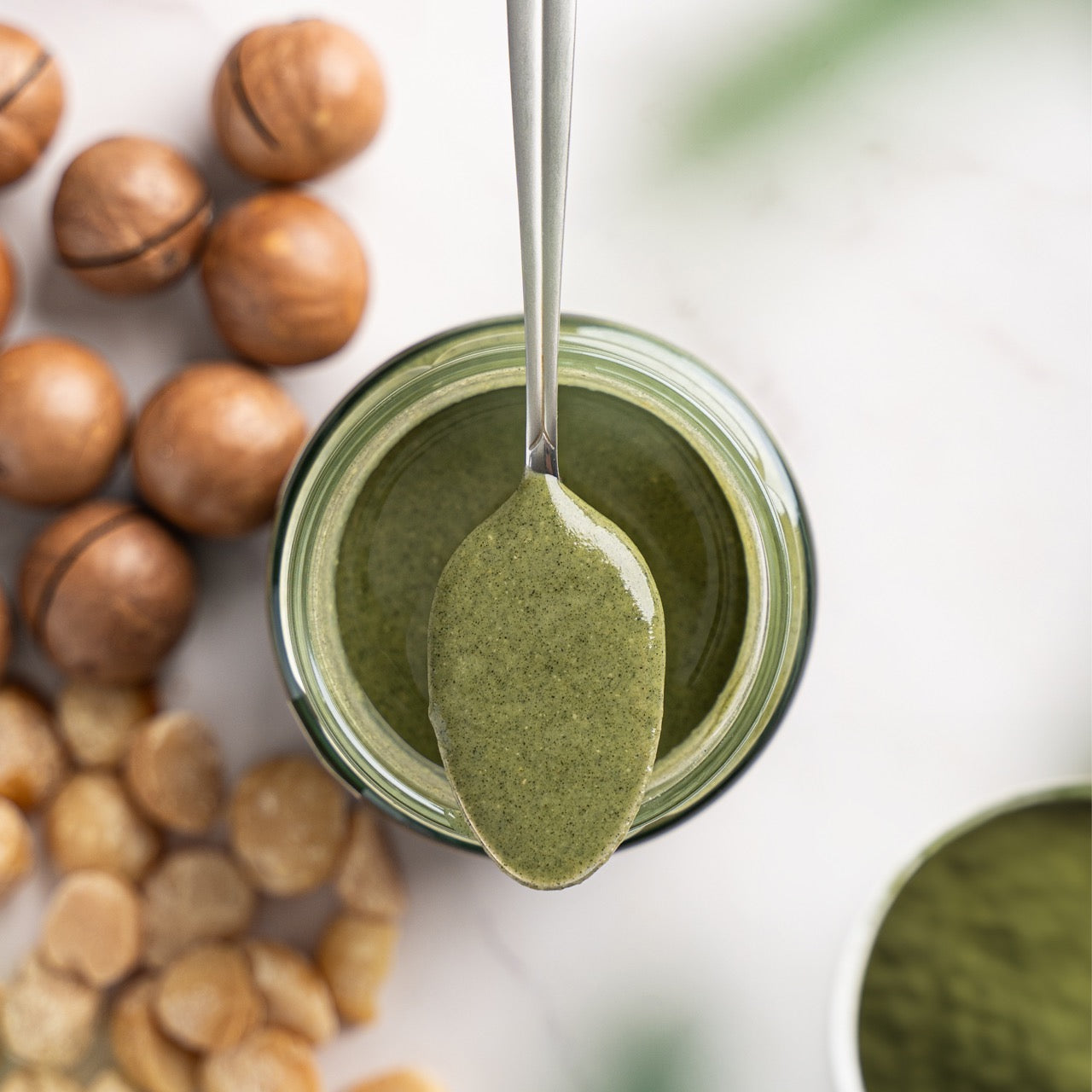 Macadamianusscreme SPIRULINA
